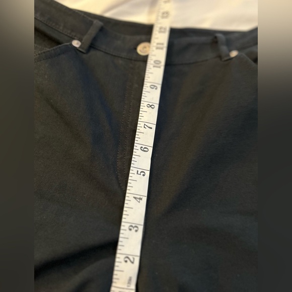 ST JOHN SPORT Black Stretch five‎ pocket Straight Leg Jeans Pants 6 - Picture 9 of 11